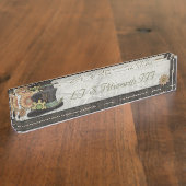 Steam Sass Steampunk Mixed Media INDIVIDUELLE NAME Namensplakette (Seite)