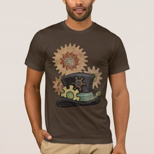 Steam Sass Steampunk Mixed Media T-Shirt (Vorderseite)