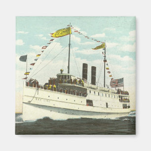 Steam Ship Bay Line - Cape Cod Magnet