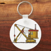Steam Shovel Digger Construction Key Chains Schlüsselanhänger (Vorderseite)