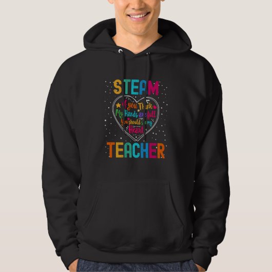 STEAM Teacher Appreciation Week Back to School Hea Hoodie (Vorderseite)