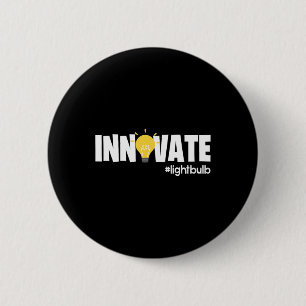 Steam Teacher Byck to School Stem Innovative Scien Button
