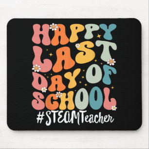 Steam Teacher Happy letzten Tag der Schule Lehrer Mousepad