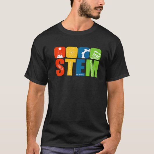 Steam Teacher Science Technology Engineering Mathe T-Shirt (Vorderseite)