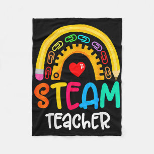 Steam Teacher Squad Team Crew auf Schritt und Trit Fleecedecke