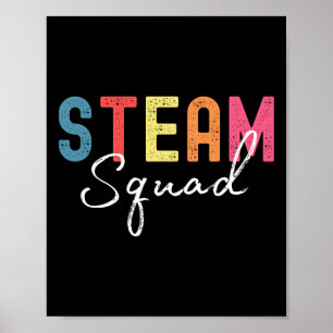 Steam-Team Zurück zur Schule Erster Schultag Steam Poster