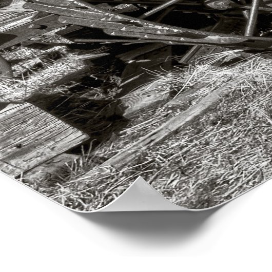 Steam Tractor - Molson Ghost Town Poster (Ecke)