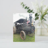 Steam Tractor Postkarte (Stehend Vorderseite)