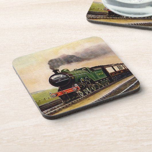 Steam Train Cork Untersetzer (Linke Seite)
