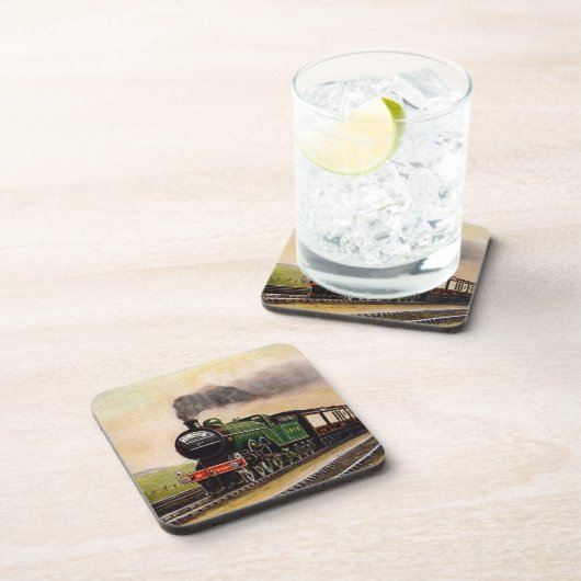 Steam Train Cork Untersetzer (Rechte Seite)