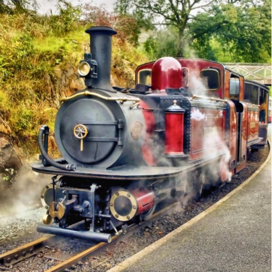 STEAM TRAIN GROßE WANDUHR