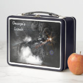 Steam Train in the Station Metall Brotdose (Beispiel)