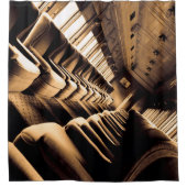 Steam Train Interior Duschvorhang (Vorderseite)