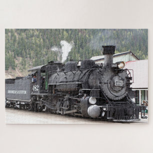 Steam train Motor, Colorado, USA Puzzle