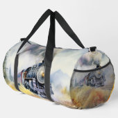 Steam Train Painting Duffle Bag (Rechte Ecke)