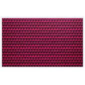 Steam Train Pattern - Neon Red on Black Stoff (Yard (91,4 cm))