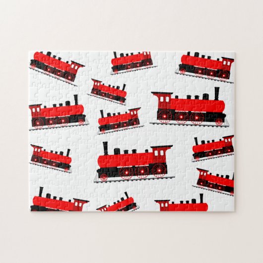 Steam Train Pattern Puzzle (Horizontal)