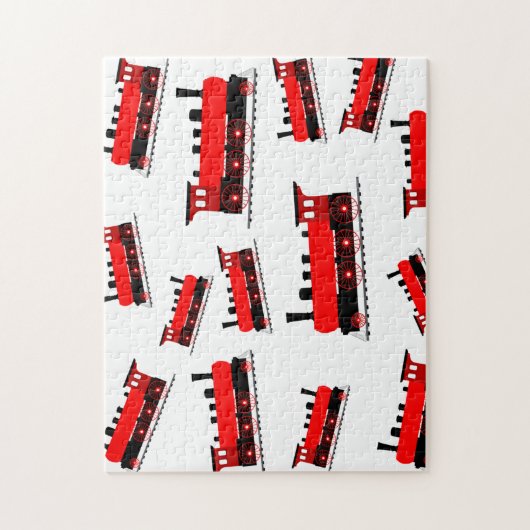 Steam Train Pattern Puzzle (Vertikal)