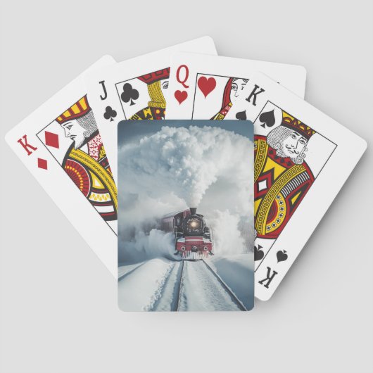 Steam Train Playing Cards Spielkarten (Rückseite)