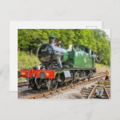 Steam Train Postcard Postkarte (Vorne/Hinten)