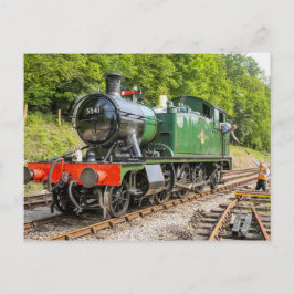 Steam Train Postcard Postkarte