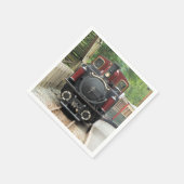 STEAM TRAIN SERVIETTE (Ecke)