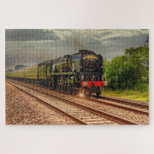 Steam Train Torbay Express UK Puzzle (Horizontal)