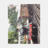 STEAM TRAINS Fleece Blanket (Vorderseite)