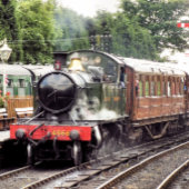 STEAM TRAINS Fleece Blanket