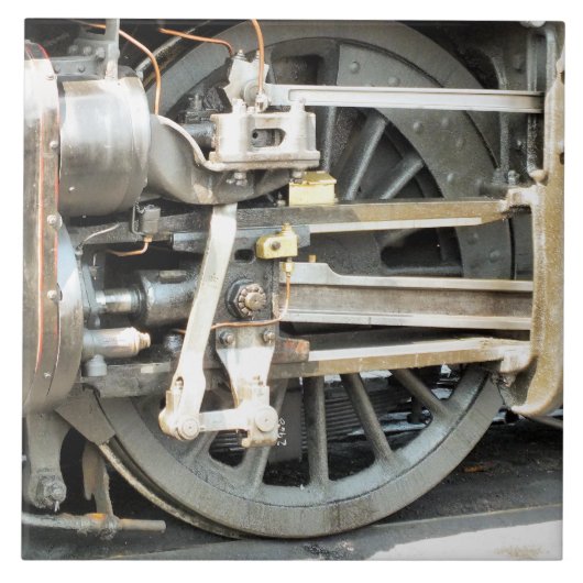 STEAM TRAINS FLIESE (Vorderseite)