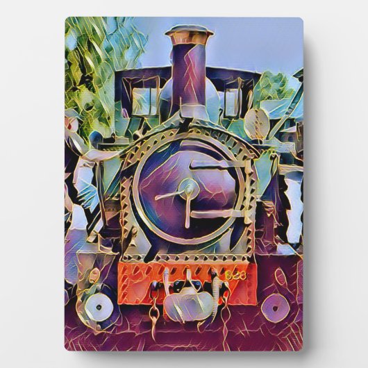 STEAM TRAINS FOTOPLATTE (Vorderseite)