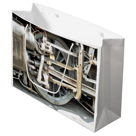 STEAM TRAINS GROßE GESCHENKTÜTE (Vorderseite Schrägansicht)