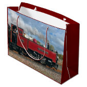 STEAM TRAINS GROßE GESCHENKTÜTE (Rückseite Schrägansicht)