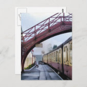 STEAM TRAINS POSTKARTE (Vorne/Hinten)