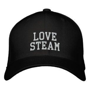 STEAM TRAINS UK BESTICKTE BASEBALLKAPPE