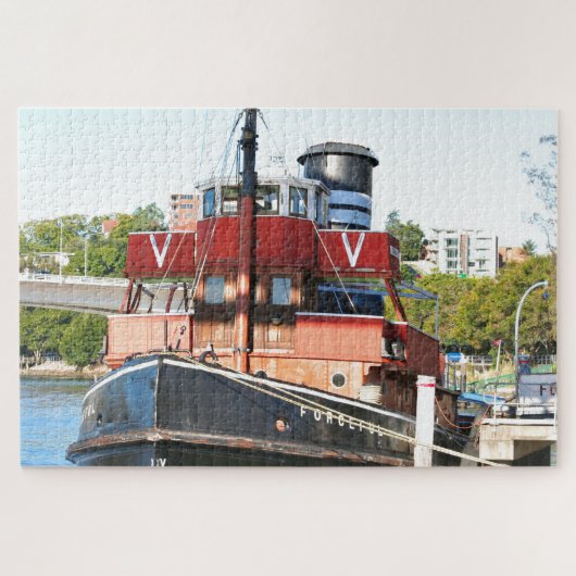 Steam Tugboat Forceful, Queensland Puzzle (Horizontal)
