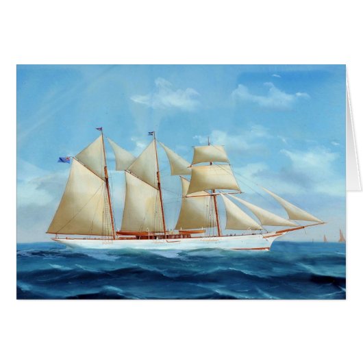 Steam Yacht Lady Torfrida 1910 (Vorderseite (Horizontal))