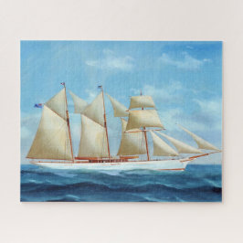 Steam Yacht Lady Torfrida 1910 Puzzle