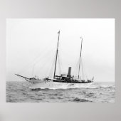 Steam Yacht North Star, Anfang der 1900er Poster (Vorne)