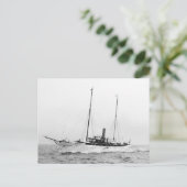 Steam Yacht North Star, Anfang der 1900er Postkarte (Stehend Vorderseite)