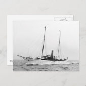 Steam Yacht North Star, Anfang der 1900er Postkarte (Vorne/Hinten)