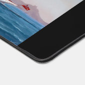 Steam Yacht SY Vanduara 1906 Schreibtischunterlage (Ecke)