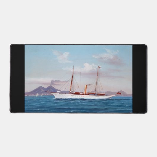 Steam Yacht SY Vanduara 1906 Schreibtischunterlage (Vorderseite)