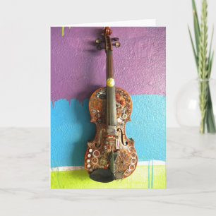 Steamampe-Fiddle-Karte Karte