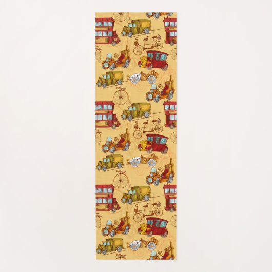 Steamampetransportmuster Yogamatte (Vorderseite)