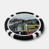 Steambahn-Steampunk-Motor Zielort Pokerchips (Einzeln)