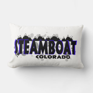 Steamboat Colorado Künstlerische Farbpalette Kisse Lendenkissen