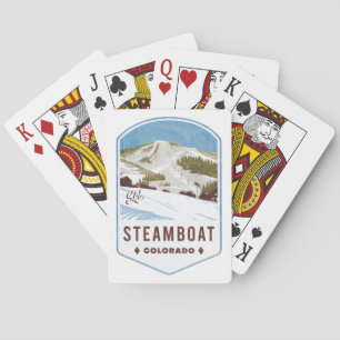 Steamboat Colorado Ski Abzeichen Spielkarten