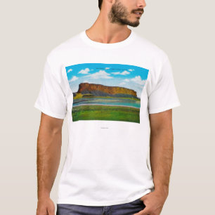 Steamboat-Felsen, obere großartige Coulee T-Shirt