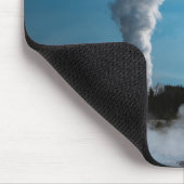 Steamboat Geyser Eruption Yellowstone Mousepad (Ecke)